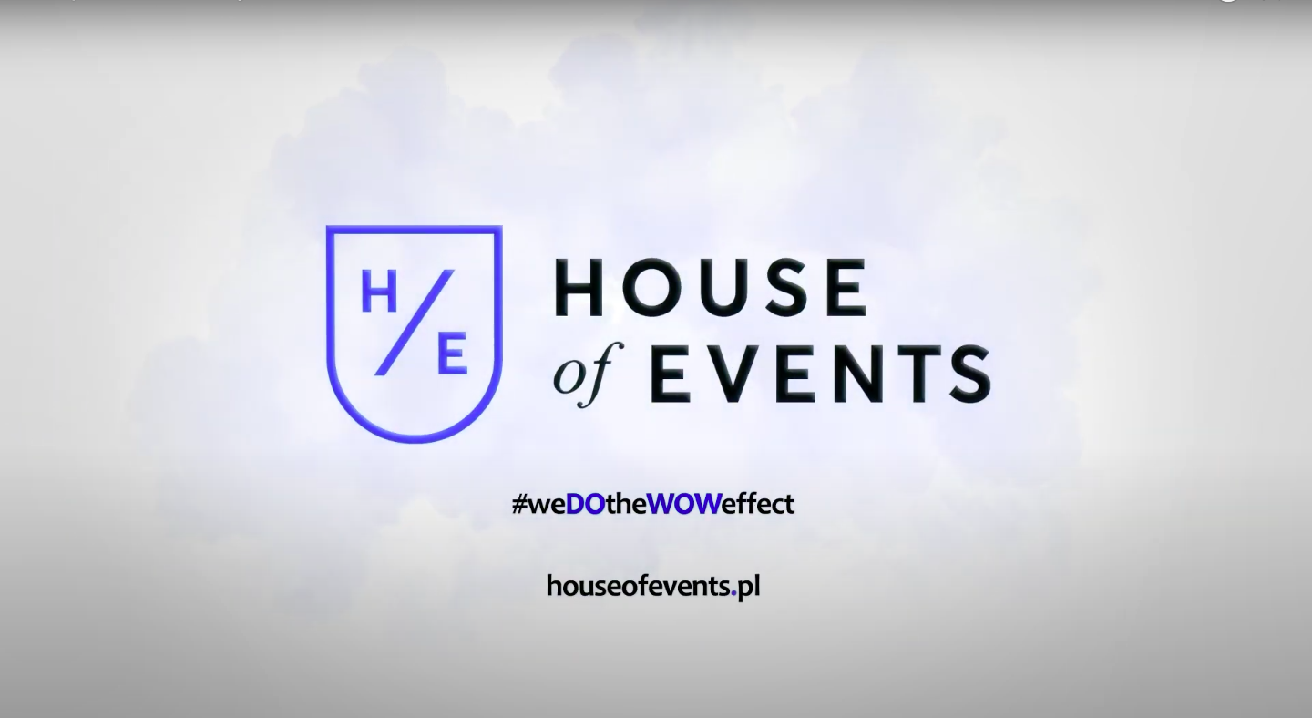 Animacja logotypu house of events - agencja reklamowa warszawa
